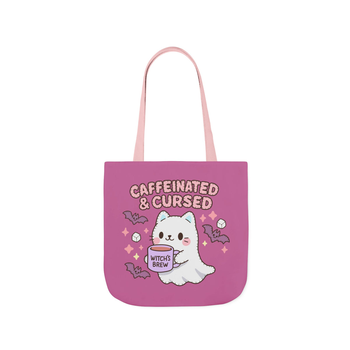 Caffeinated & Cursed Tote Bag
