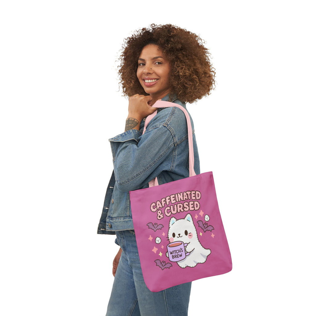 Caffeinated & Cursed Tote Bag